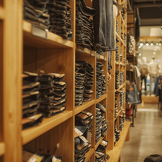 Aprojekty mebli sklepowych regały