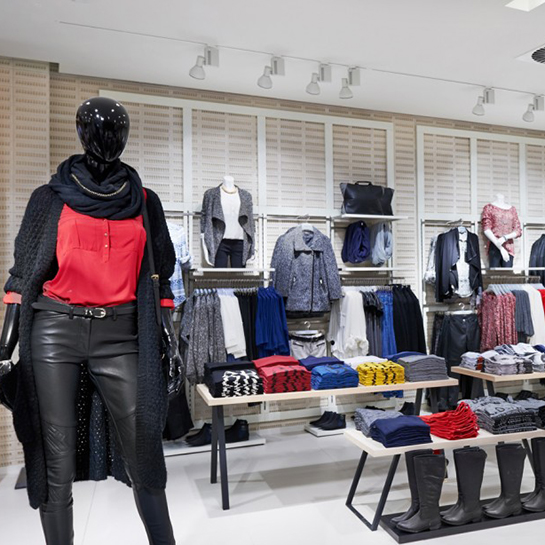 AErgostore - projekt i produkcja mebli sklepowych