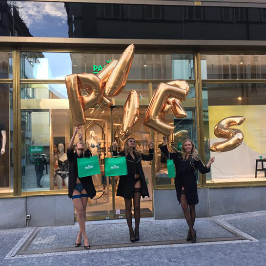 Awyposażenie przestrzeni komercyjnych promocyjnych