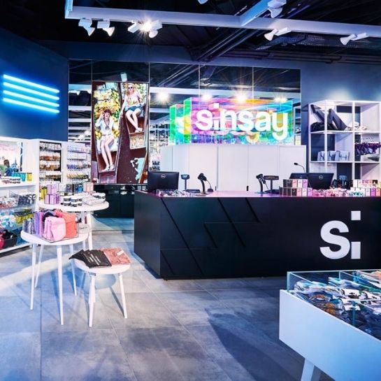 Awyposażenie sklepów Sinsay