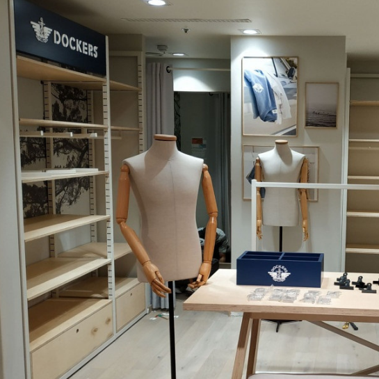 Nowe sklepy Dockers we francuskiej stolicy mody przygotowane przez Ergo Store