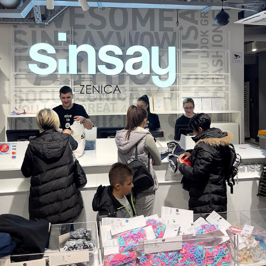 AErgo Store wyprodukowało sklep Sinsay w Zenicy