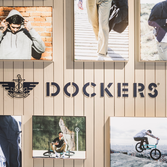 Ergo Store wyprodukowało nowy sklep Dockers w Hiszpanii
