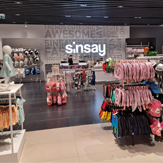 AErgo Store przygotowało sklep Sinsay w Gliwicach