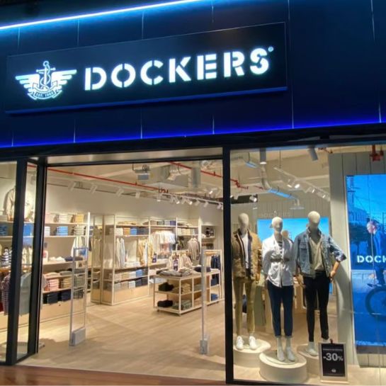 AErgo Store wyprodukowało dwa sklepy dla marki Dockers we Francji