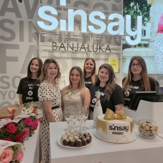 testNowy salon Sinsay w Banja Luce wyprodukowany przez Ergo Store
